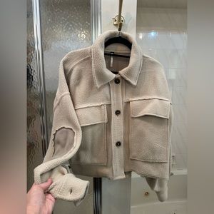 Free People Cropped Shacket